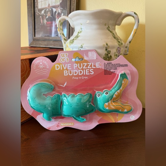 Other - Dive Puzzle Buddies - Green Crocodile Toy For The Pool
